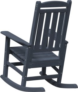 vidaXL vidaXL Krzesła bujane , 2 sztuki, granatowe, wymiary 70x92x107,5 cm, materiały: HDPE 6