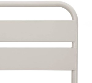 vidaXL Składane krzesła ogrodowe 2 szt. Beżowe 42 x 52 x 82 cm. Wykonane z lekkiej stali malowanej proszkowo. 9