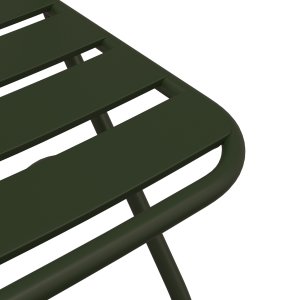 vidaXL Składane krzesła ogrodowe , 2 sztuki, ciemnozielone, 42x52x82 cm, stal malowana proszkowo. 3