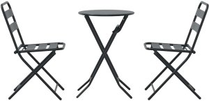 vidaXL Bistro zestaw 3-częściowy składany 7
