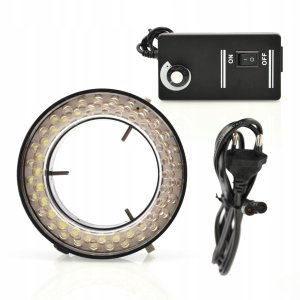 MIKROSKOP STEREOSKOPOWY KAMERA PUPPIS PINK 51MP UCHWYT OŚWIETLACZ LED 56X 14