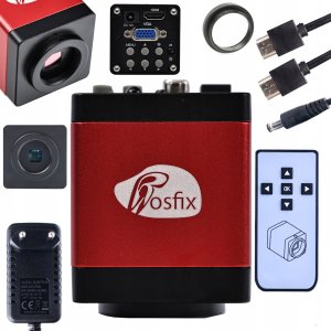 MIKROSKOP STEREOSKOPOWY KAMERA DRACO RED PRO WYŚWIETLACZ UCHWYT OŚWIETLACZ 12