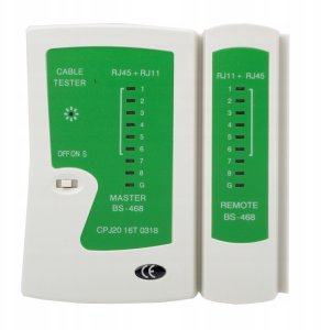 TESTER KABLI RJ45 ZACISKARKA NARZEDZIA LAN W ETUI KOSTKA ZŁĄCZE HERMETYCZNE 2