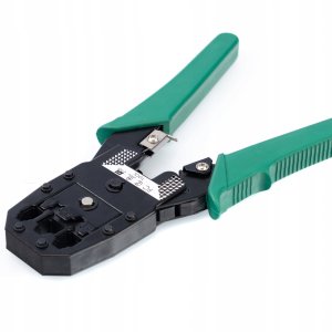 TESTER KABLI RJ45 ZACISKARKA NARZEDZIA LAN W ETUI KOSTKA ZŁĄCZE HERMETYCZNE 8