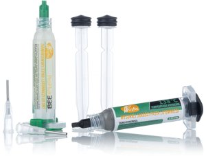SET LUTOWNICZY ROSFIX TOPNIK PŁYNNA CYNA PASTA 138C 2X TŁOCZEK IGŁA FLUX 2