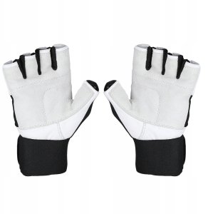 HMS RST04 WHITE-BLACK ROZM. M RĘKAWICE NA SIŁOWNIĘ 11