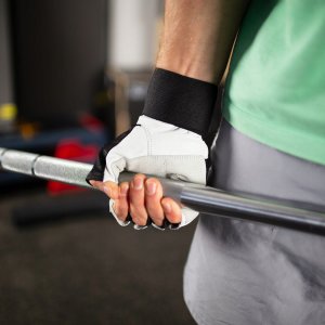 HMS RST04 WHITE-BLACK ROZM. M RĘKAWICE NA SIŁOWNIĘ 17