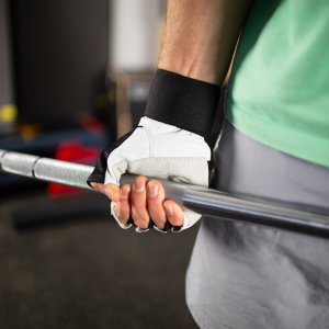 HMS RST04 WHITE-BLACK ROZM. M RĘKAWICE NA SIŁOWNIĘ 8