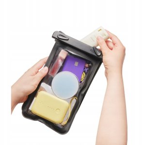 Spigen Spigen A603 Universal Waterproof Case - Etui wodoodporne do smartfonów do 6.9" (Black) 4