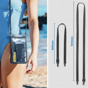 Spigen Spigen A603 Universal Waterproof Case - Etui wodoodporne do smartfonów do 6.9" (Black) 9