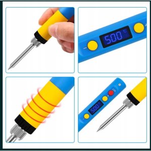 LUTOWNICA ELEKTRONICZNA PRECYZYJNA 65W LCD USB-C REGULACJA 500C PD TYP T65 2