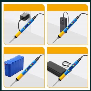 LUTOWNICA ELEKTRONICZNA PRECYZYJNA 65W LCD USB-C REGULACJA 500C PD TYP T65 3