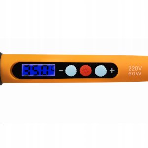 Rosfix LUTOWNICA Z WYŚWIETLACZEM REGULACJA 60W GROTY PODSTAWKA 3X TOPNIK WALIZKA 3