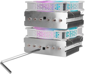 Mars Gaming MCPU-XT CPU Cooler Dual Tower Cooling 300W 2x120mm ARGB 3