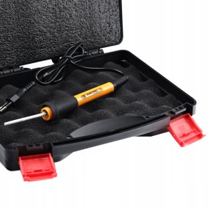 ZESTAW W WALIZCE LUTOWNICA PRECYZYJNA Z WYŚWIETLACZEM 60W GROTY CYNA GĄBKA 15