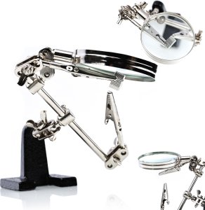 ZESTAW LUTOWNICA REGULACJA 60W GROTY PODSTAWKA ROSFIX TRZECIA RĘKA WALIZKA 8