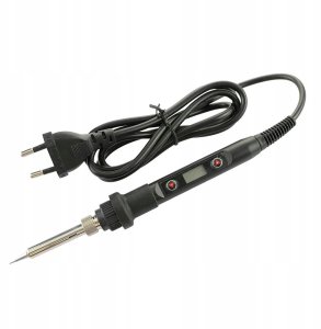 Rosfix Lutownica precyzyjna z wyświetlaczem Rosfix Orange Corso 80W Seria Electric S+ Trzecia ręka z łupą - uchwyt montażowy do lutowania+ Plastikowa walizka 2