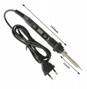 Rosfix Lutownica precyzyjna z wyświetlaczem Rosfix Orange Corso 80W Seria Electric S+ Trzecia ręka z łupą - uchwyt montażowy do lutowania+ Plastikowa walizka 4