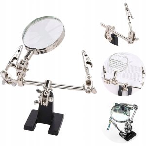 Rosfix Lutownica precyzyjna z wyświetlaczem Rosfix Orange Corso 80W Seria Electric S+ Trzecia ręka z łupą - uchwyt montażowy do lutowania+ Plastikowa walizka 7