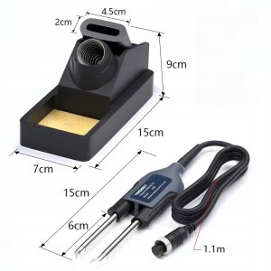 MOCNA STACJA LUTOWNICZA 120W 2W1 LUTOWNICA PINCETA PĘSETA TERMOPĘSETA T12 3