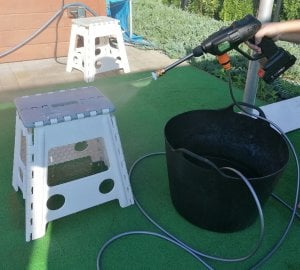 Myjka ciśnieniowa akumulatorowa 15 bar, 21V, 1500mAh 11