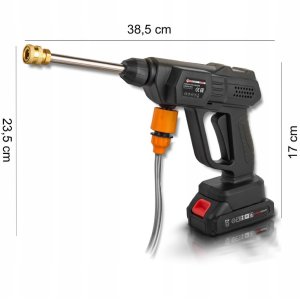 Myjka ciśnieniowa akumulatorowa 15 bar, 21V, 1500mAh 8