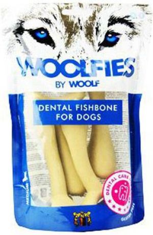 Brit Woolf Przysmak Pies 200g Dental Fishbone M 1