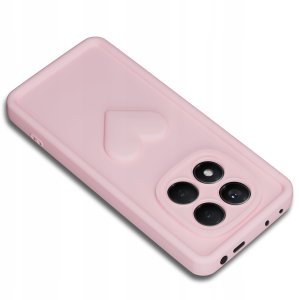 krainaGSM Etui do Xiaomi Redmi Note 14 Pro 4G silikonowe MATOWE serce 2
