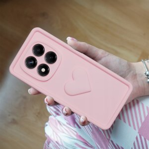 krainaGSM Etui do Xiaomi Redmi Note 14 Pro 4G silikonowe MATOWE serce 4