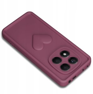 krainaGSM Etui do Xiaomi Redmi Note 14 Pro 4G silikonowe MATOWE serce 2
