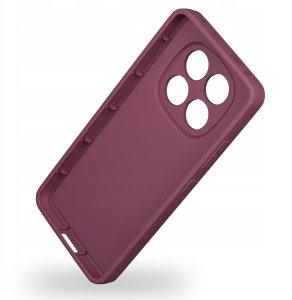 krainaGSM Etui do Xiaomi Redmi Note 14 Pro 4G silikonowe MATOWE serce 3