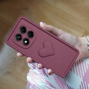 krainaGSM Etui do Xiaomi Redmi Note 14 Pro 4G silikonowe MATOWE serce 4
