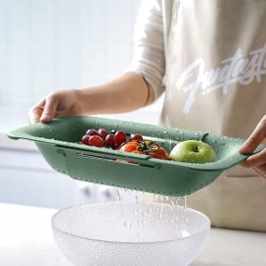 EXTENDABLE SINK COLANDER 20X34.5X47.5CM 12