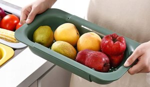 EXTENDABLE SINK COLANDER 20X34.5X47.5CM 13