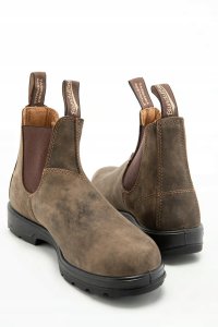 Blundstone Elastic Sided Boot Lined 585-RUSTIC Brązowe 48 6