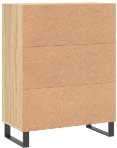 vidaXL Szafka, dąb sonoma, 69,5x34x90 cm, materiał drewnopochodny 8