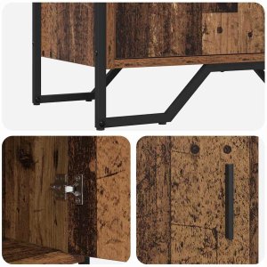 vidaXL Bufet Brązowy 78 x 35.5 x 74.5 cm 8