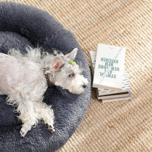 MIĘKKIE LEGOWISKO DLA PSA KOTA POSŁANIE KOJEC 50CM 8