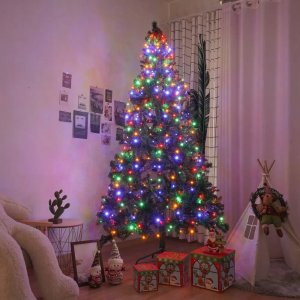 LAMPKI CHOINKOWE 300 LED MULTIKOLOR ŚWIATEŁKA WEWNĘTRZNE ZEWNĘTRZNE PREMIUM 7