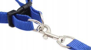 SZELKI BEZUCISKOWE SPACEROWE REGULOWANE ODBLASK DLA KOTA + SMYCZ ROZMIAR M 8