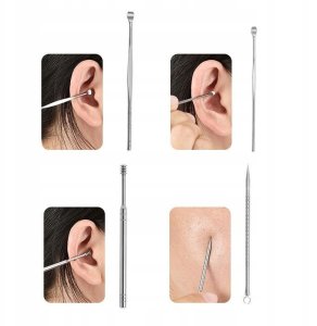 ZESTAW DO MANICURE PEDICURE DO PAZNOKCI 20EL PRZYBORNIK NOŻYCZKI CĄŻKI ETUI 10