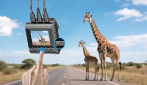 Wideorejestrator SJCAM M60S Kamera samochodowa 4K kamera Przód+Tył+Wnętrze 11