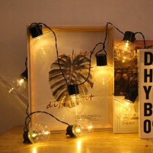 Girlanda solarna ogrodowa LED 0.6W odporna 2