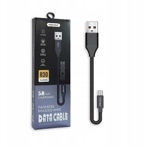 KABEL USB MICRO 5A NAFUMI CZARNY 5000mAh QUICK CHARGER QC 3.0 30CM NFM-A30 3
