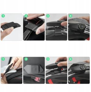 Interkom motocyklowy EJEAS Q8 Mesh 3.0 Wydajna komunikacja 6 osób 1000m230h 11