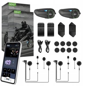 Interkom motocyklowy EJEAS Q8 Mesh 3.0 Wydajna komunikacja 6 osób 1000m230h 16