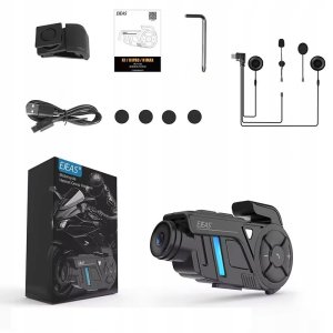 Interkom motocyklowy PREMIUM EJEAS K1 MESH 2K Bluetooth 5.1 Wi-Fi CVC 1000m 2