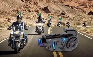 Interkom motocyklowy PREMIUM EJEAS K1 MESH 2K Bluetooth 5.1 Wi-Fi CVC 1000m 5