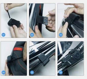 Interkom motocyklowy PREMIUM EJEAS K1 MESH 2K Bluetooth 5.1 Wi-Fi CVC 1000m 7