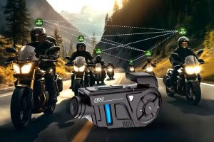 Interkom motocyklowy PREMIUM EJEAS K1 MESH 2K Bluetooth 5.1 Wi-Fi CVC 1000m 9